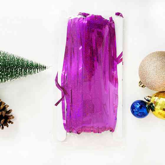 Дощик для фотозони з голограмою 1 м на 1 м малиновий Київ