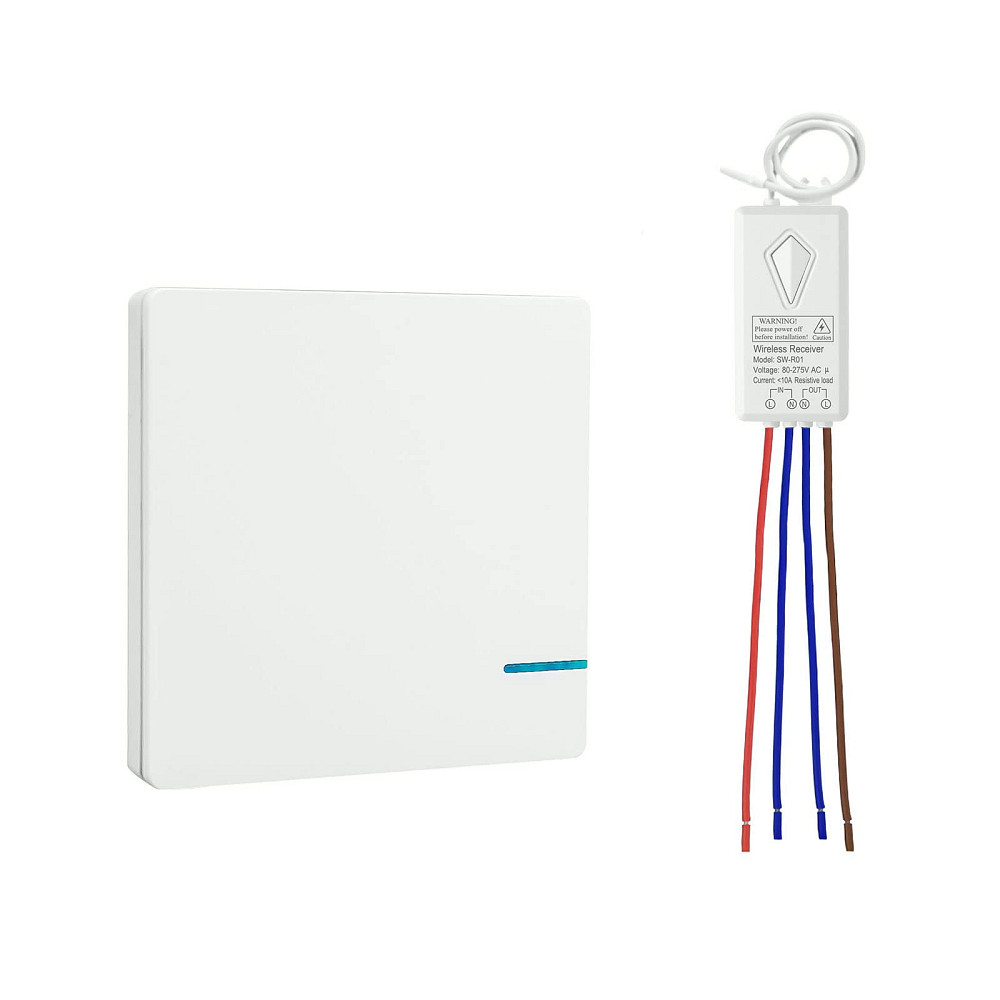 Комплект безпровідного вимикача та приймача світла Thinkbee SW-NK1&R02 Луцк - изображение 1
