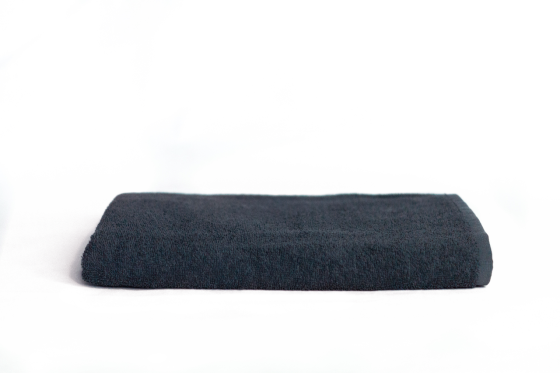 Рушник банний махровий Ideal Textile 70х140 см однотонний в кольорах 400 г/м2 (56860345) Темно-сірий Чернівці