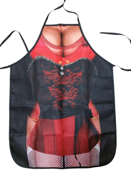 Фартух з приколом жінка для свята 75 на 60 см різнобарвний Київ - фото 1