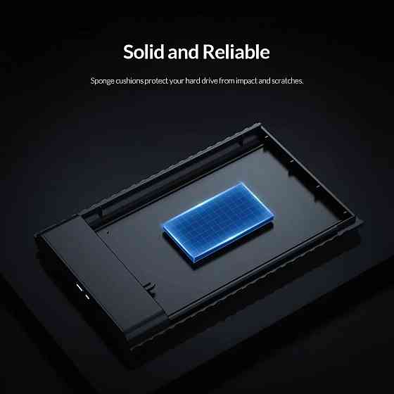 Зовнішня кишеня Orico 2521U3 для 2.5" HD/SD USB 3.0 (Чорний) Николаев