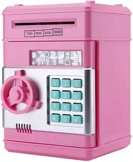Розовый Электронная копилка-сейф с кодовым замком Коломия