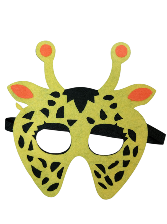 Детская маска Жираф для детского праздника one size разноцветный Киев