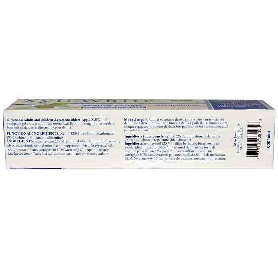 Зубна паста-гель без фтору Now Foods Toothpaste Gel 181 грам Київ