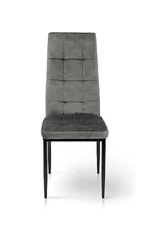 Стілець Айс, чорний/велюр графіт Київ