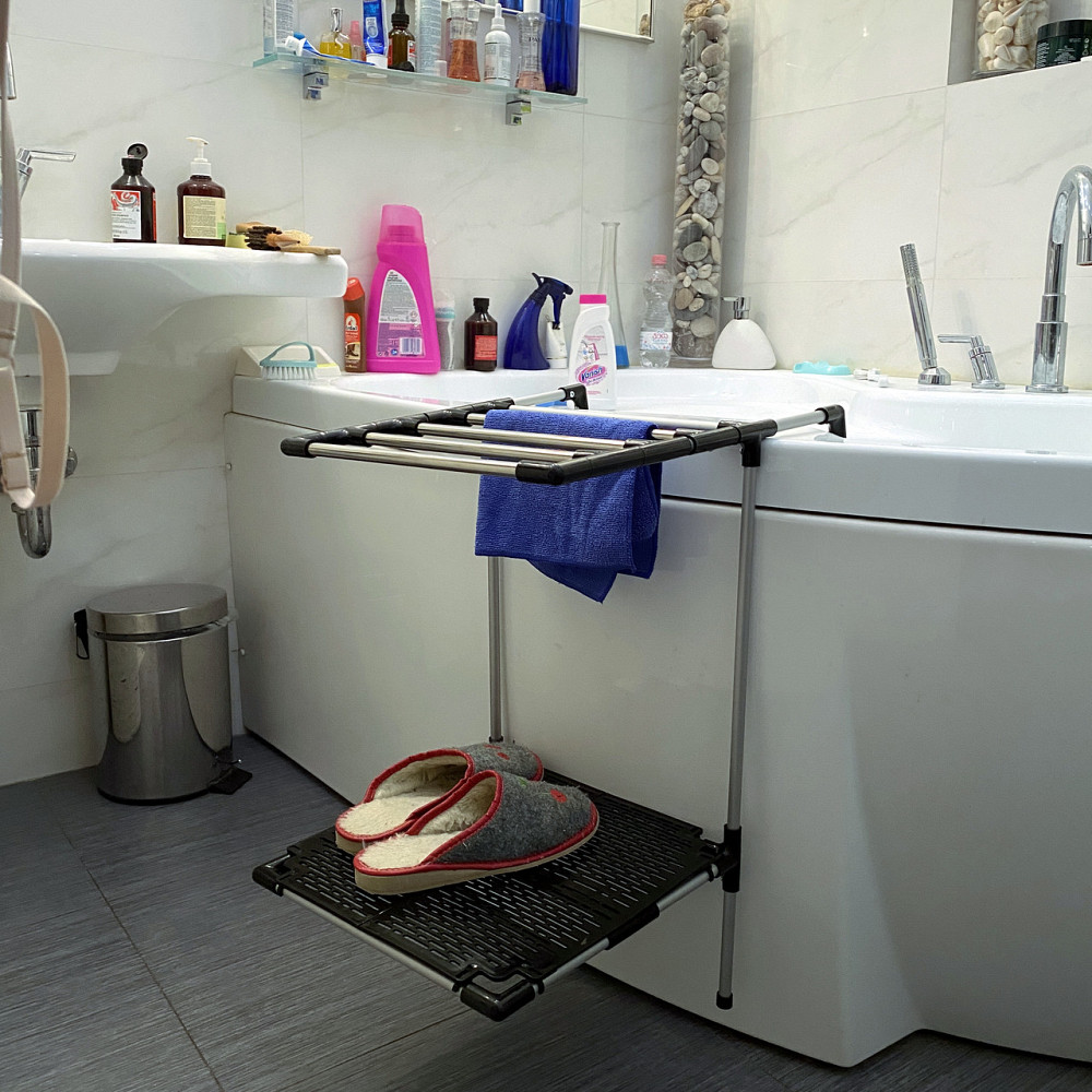 Регульована 2-поверхова металева сушарка для взуття та дрібних речей на батарею опалення Trol-2 Борисполь - изображение 8