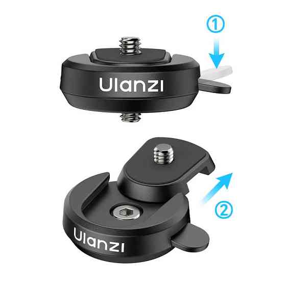 Платформа швидкознімна на різьблення 1/4 штатив монопод Ulanzi CK01 Київ