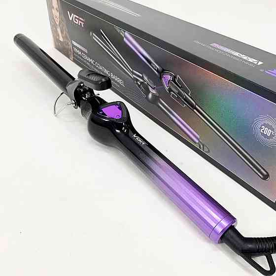 Плойка для кучерів VGR, Плойка для укладання і вирівнювання волосся Конусні плойки завивки волосся EW-65 Львів