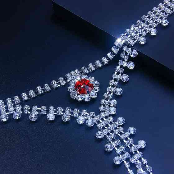 Трусики с камушками и цепочками one size серебристый Киев