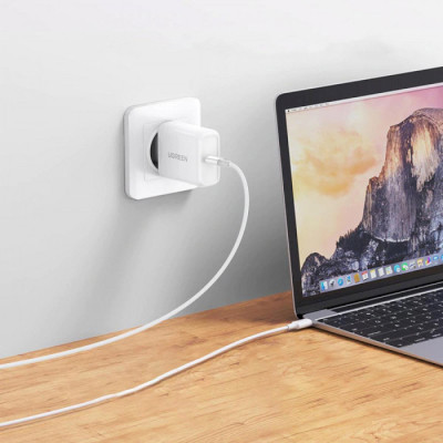 Дата кабель USB-C to USB-C 1.5m 5A 100W US300 white Ugreen (80370) Винница - изображение 4