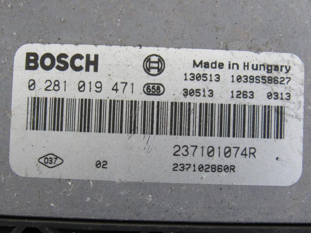 Блок керування двигуном Renault Megane III 1.6 dci 2009-2016 (0281019471) Ковель - изображение 2