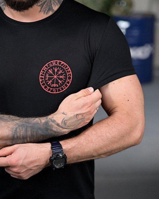 Тактическая потоотводящая футболка Смерть зачекає black РП7339 Одеса - фото 4