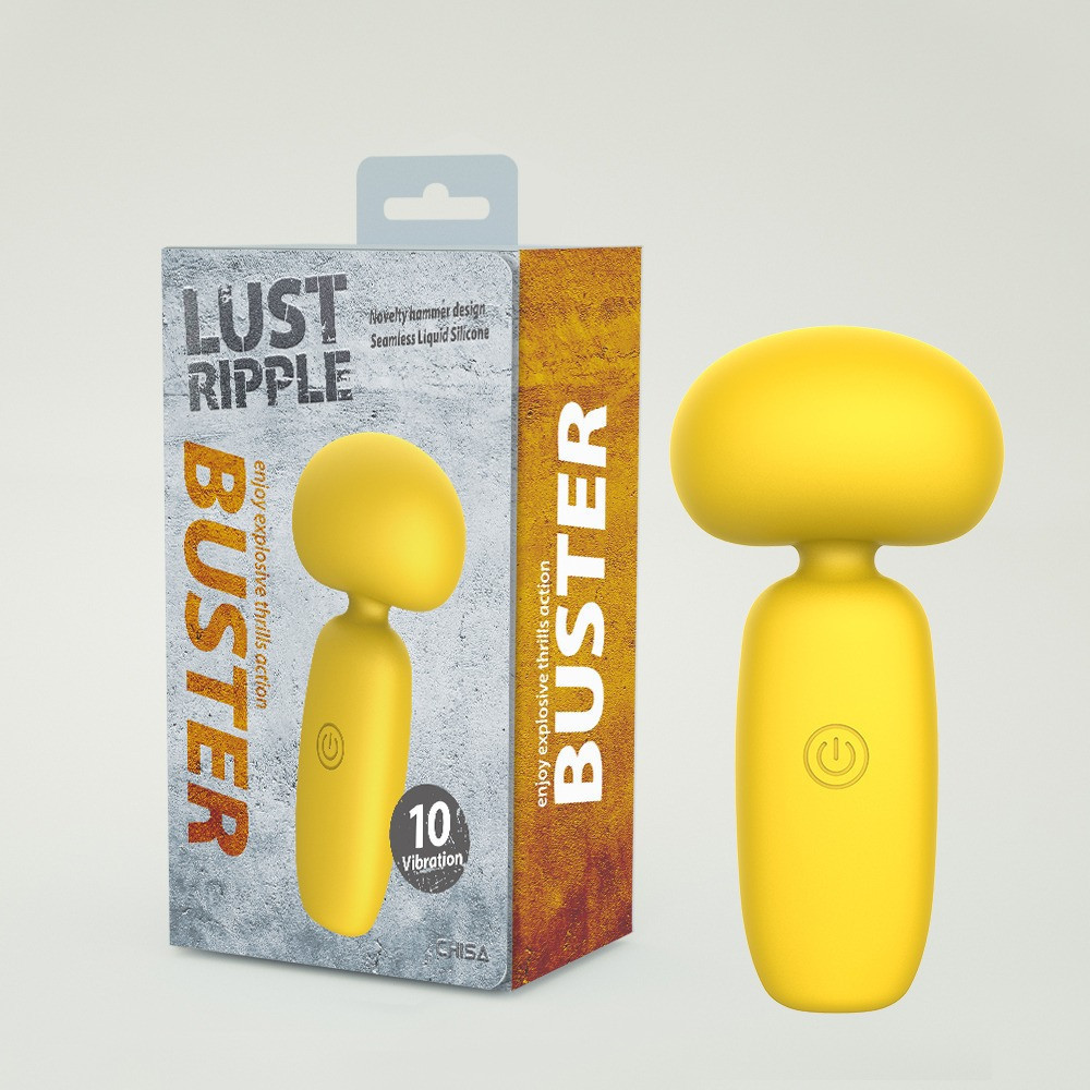 Мини вибратор микрофон Chisa Lust Ripple Buster, желтый Sex Aura Киев - изображение 1