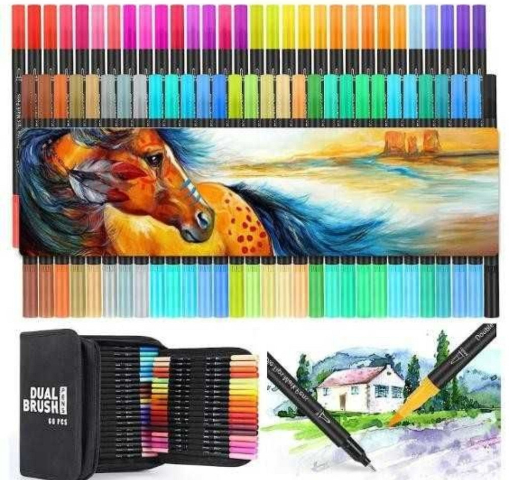 Бездоганні Акварельні скетч маркери двосторонні для дітей фломастери. Харків - фото 11