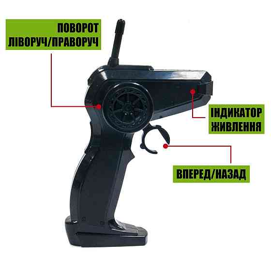 Автомобіль Off-Road Crawler З Р/К - Rock Sport (Чорний) Дніпро