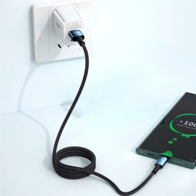 Дата кабель USB 2.0 AM to USB-C 3.0m 100W black Essager (EXC7A-CGC01-P) Вінниця - фото 4