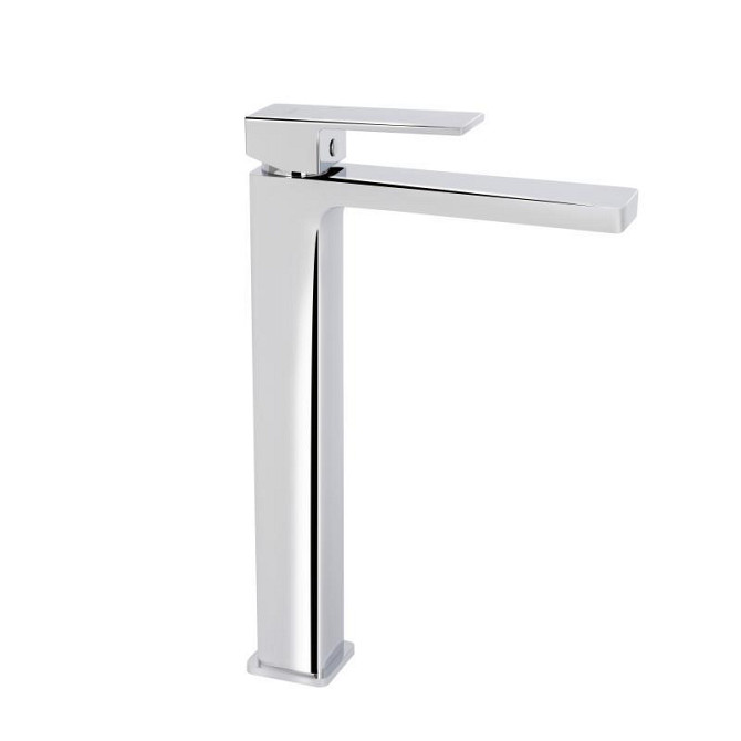 Змішувач для раковини Qtap Gemini QTGEM269CRM45677 (k35), одноважільний, високий, Chrome Харків - фото 1