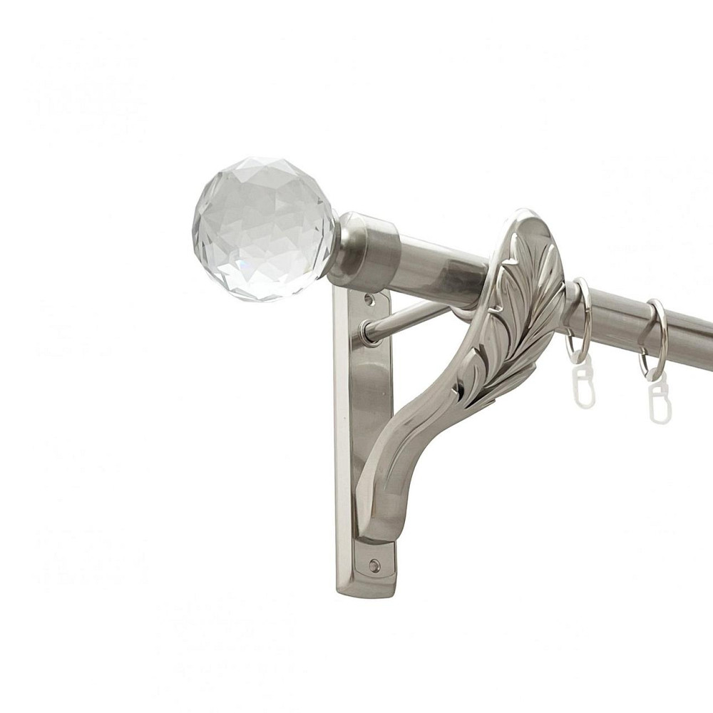 Карниз Orvit Люміера металевий однорядний ретро гладка труба кільце металеве Нержавіюча Сталь 25 мм 160 см (00-00021559) Львів - фото 1