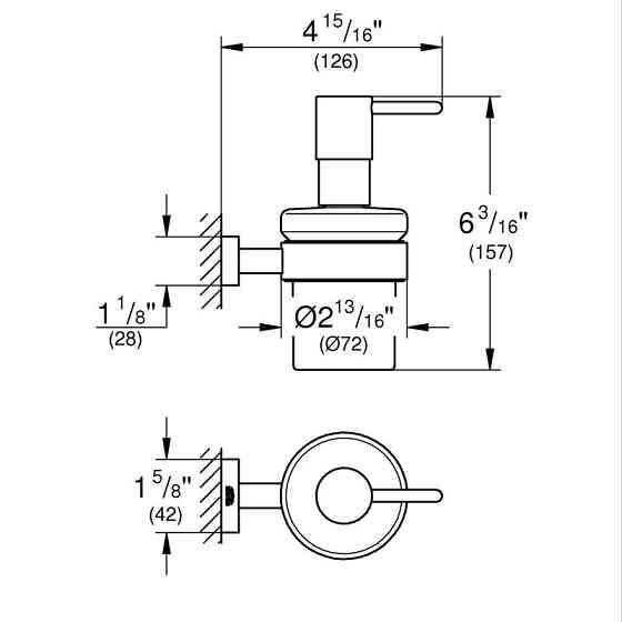 Набір аксесуарів 3в1 Grohe Essentials Cube (BF40511EC) Київ