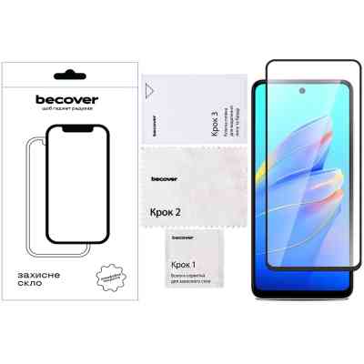 Скло захисне BeCover Tecno Spark Go 1 (KL4) Black (712318) Вінниця