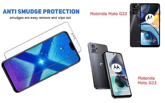 Защитное стекло NeoGlass для Motorola Moto G22, Moto G23 – ультрапрозрачное и устойчивое Киев