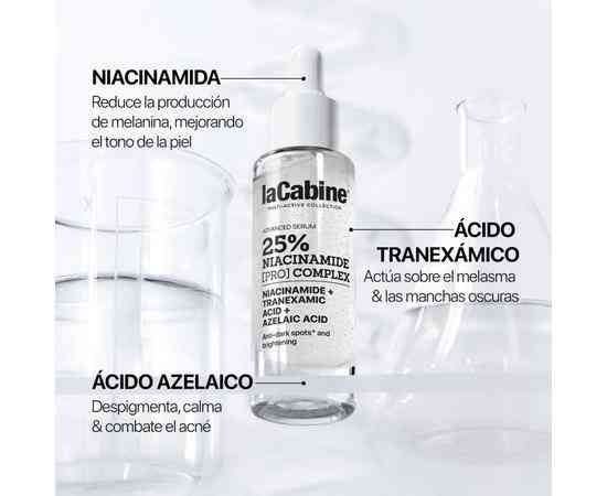 Висококонцентрована сироватка проти пігментних плям Niacinamide Pro 25% Complex Advanced Serum LaCabine, 30 мл Дніпро