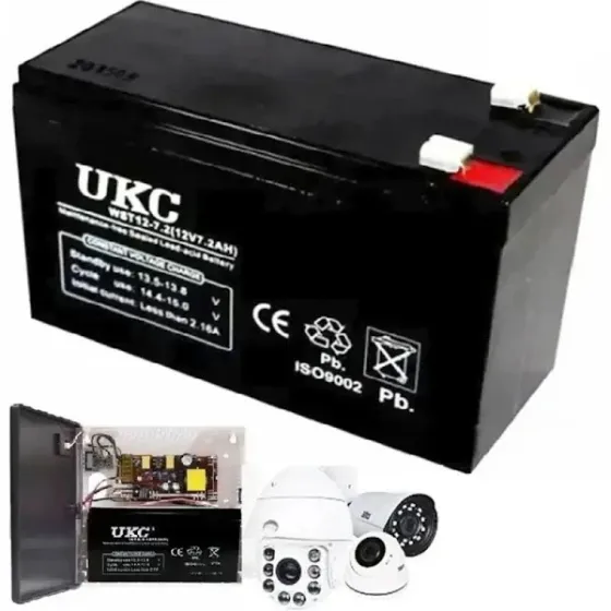 Акумулятор BATTERY 12V 12A UKC (Реальна ємність -30%) (4512) від UKC кислотно-свинцевий акумулятор Одеса