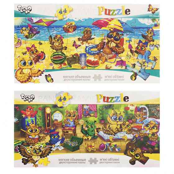 Детские мягкие пазлы P44-03-01-06 на 44 детали Совушка Винница