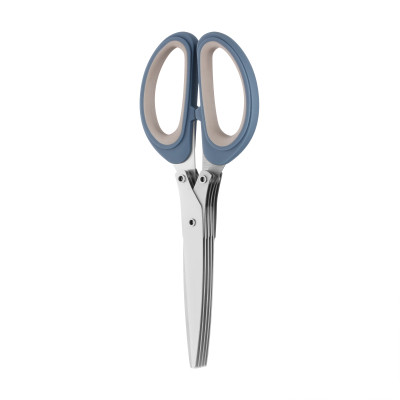 Кухонні ножиці Ardesto Gemini для зелені 19.3 см сіро-сині (AR2122B) Вінниця - фото 5