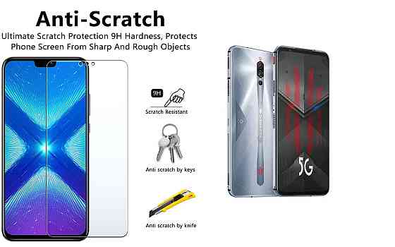 Захисне скло NeoGlass для nubia Red Magic 5S – надпрозоре та стійке Київ