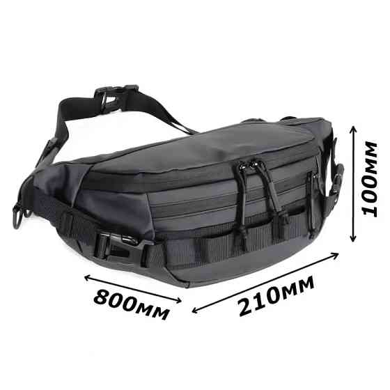 Практична сумка на пояс, Чоловіча барсетка на пояс сумки чоловічі Сумка настегна JU-63 Івано-Франківськ