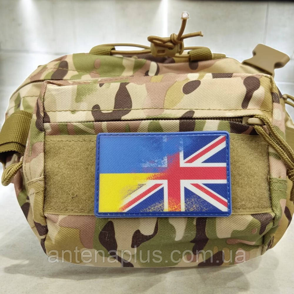 Флаг Великобритания - Украина шеврон \ патч Киев - изображение 2