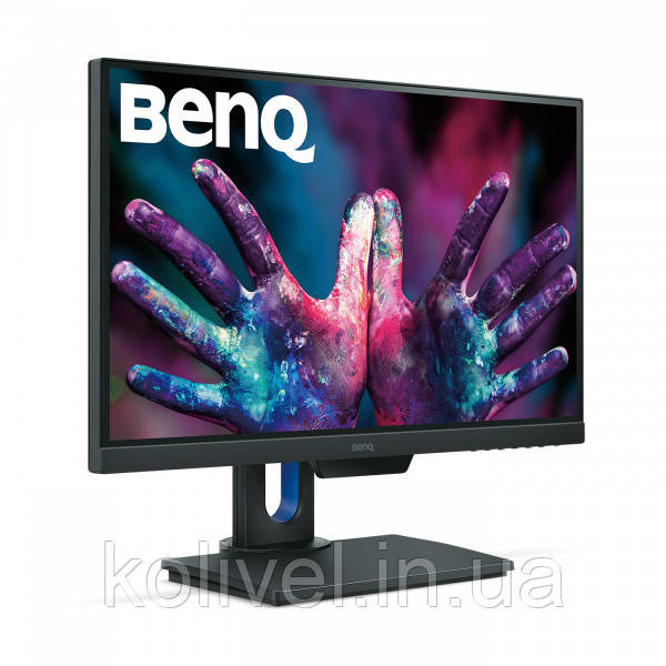 TFT 25" BenQ PD2500Q, QHD, IPS, 100% sRGB, HDMI, DP, mDP, USB 3.1, Pivot, колонки, сірий (9H.LG8LA.TSE) Київ - фото 3