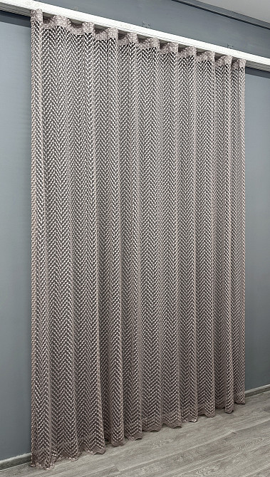 Тюль VR-Textil 1878т Гипюр Какао 300х270 см (42-0836) Киев - изображение 3