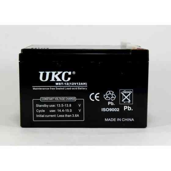 Акумулятор BATTERY 12V 12A UKC (Реальна ємність -30%) (4512) від UKC кислотно-свинцевий акумулятор Одеса