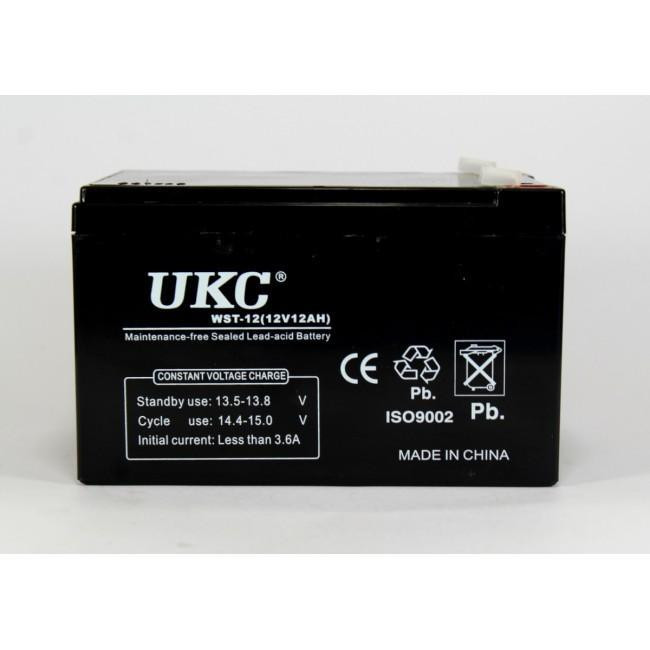 Акумулятор BATTERY 12V 12A UKC (Реальна ємність -30%) (4512) від UKC кислотно-свинцевий акумулятор Одеса - фото 2