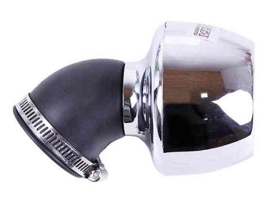 Фільтр нульовий "Turbo" хром. Ø38 мм 45° — АМ Мукачево