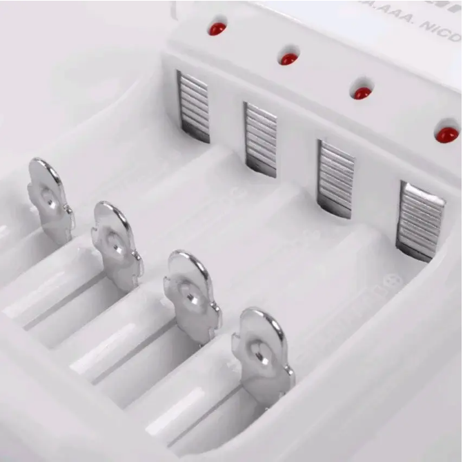 Комплект Зарядное + батарейки пальчик JIABAO 212AA 4 штуки Ni-MH AA 1.2V 3278 Одесса - изображение 5