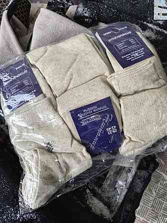 Носки мужские средние по высоте из льна. Житомир. Набор 6 шт в упаковке 39-41 Киев