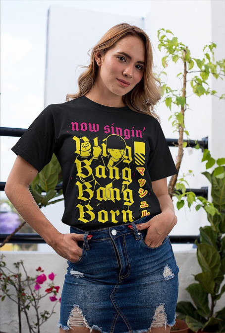 Футболка аниме Масхле Магик Масх Креам оверсайз (S/M/L) Черний AnimeJ0331 Днепр - изображение 2