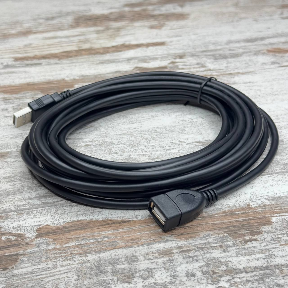 USB 2.0 удлинитель кабель AM-AF, 5 м, удлинительный провод для ПК, ноутбука, периферии Киев - изображение 6