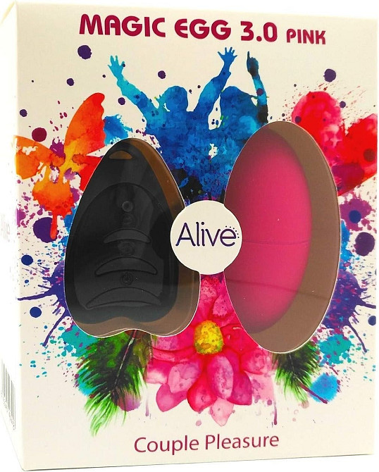 Виброяйцо Alive Magic Egg 3.0 с дистанционным управлением розовое Sex Aura Киев - изображение 3