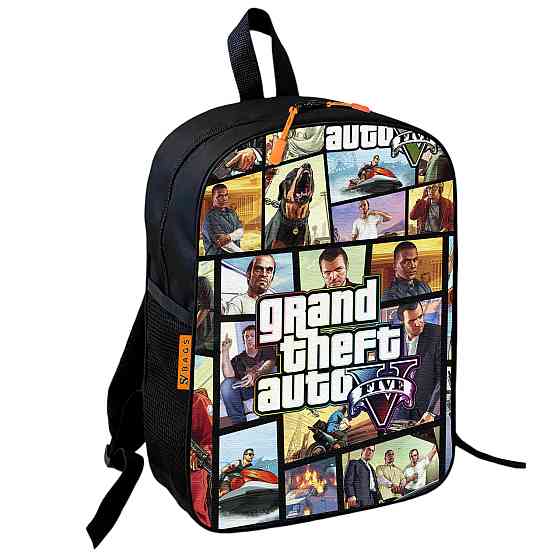 Шкільний рюкзак дитячий GTA Grand Theft Auto + Сумка для взуття спортивної форми рюкзак-мішок хлопчикові (01915) Київ