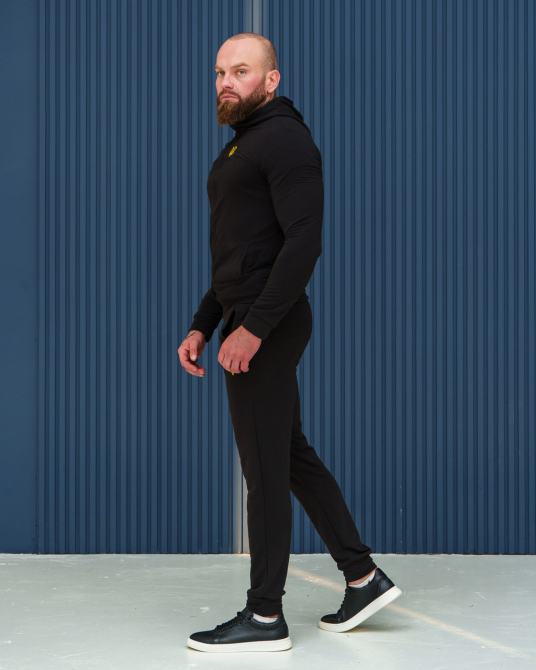 Костюм спортивній мужской тризуб весна Черный S Харьков - изображение 5