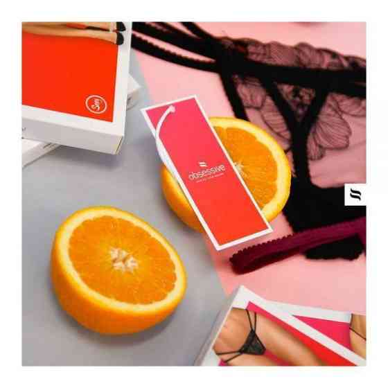 Стринги Obsessive 838-THO-3 thong red L/XL Sex Aura Киев