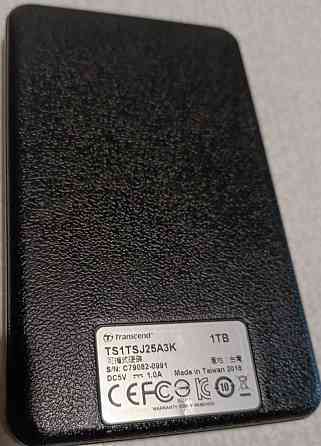 Зовнішній жорсткий диск Transcend StoreJet 25A3 1TB 2.5 USB 3.0. Харків