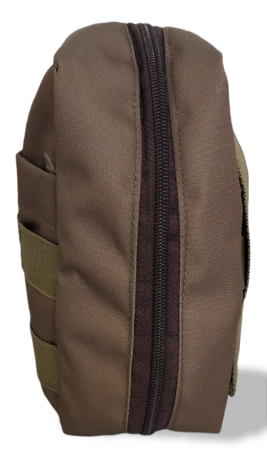 Подсумок универсальный на змейке койот аптечка армейская на молнии с креплением молли Одесса - изображение 15