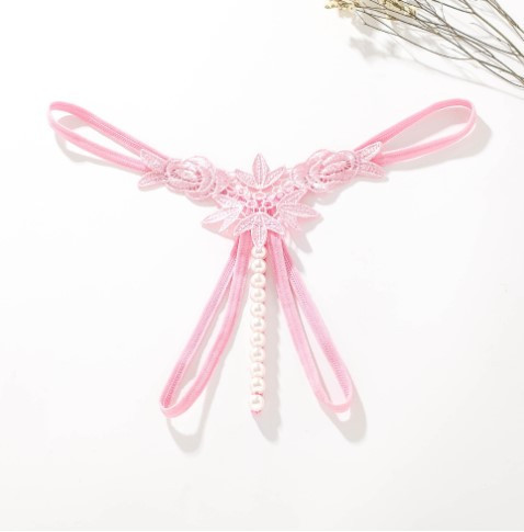 Трусики з перлинами та трояндами універсальний рожевий Київ - фото 2