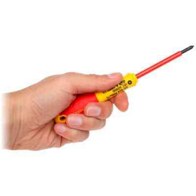 Викрутка Stanley електрика FatMax VDE 1000V ізольована із жалом під шліц Ph0х75мм (0-65-414) Вінниця