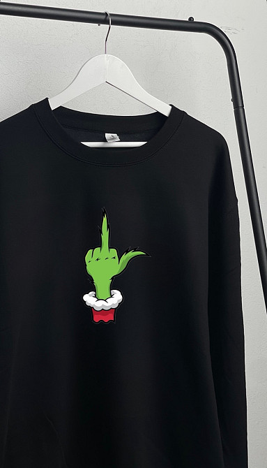 Новорічний світшот "Грінч викрадає Різдво" Чернівці - фото 1